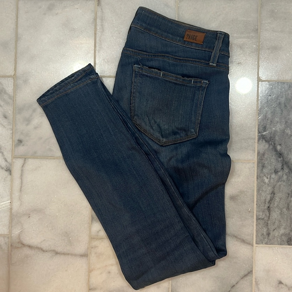 Paige Verdugo Crop Jeans, Size 26